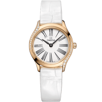 碟飞<span class="nowrap">系列</span> 26毫米, Moonshine 18k金表壳 搭配 鳄鱼皮 - 42858266004001