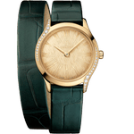 碟飞<span class="nowrap">系列</span> 26毫米, Moonshine 18k金表壳 搭配 鳄鱼皮 - 42858266099002