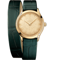 碟飞<span class="nowrap">系列</span> 26毫米, Moonshine 18k金表壳 搭配 鳄鱼皮 - 42858266099002