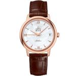 碟飞<span class="nowrap">系列</span> 32.7毫米, 红色k金表壳 搭配 皮表带 - 42453332005001