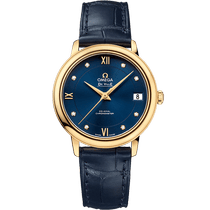 碟飞<span class="nowrap">系列</span> 32.7毫米, 黄色18 k金表壳 搭配 皮表带 - 42453332053002