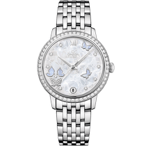 碟飞<span class="nowrap">系列</span> 32.7毫米, 白色k金表壳 搭配 白色k金表链 - 42455332055003