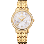 碟飞<span class="nowrap">系列</span> 36.8毫米, 黄色18 k金表壳 搭配 黄色18 k金表链 - 42455332055005