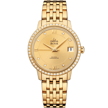 碟飞<span class="nowrap">系列</span> 32.7毫米, 黄色18 k金表壳 搭配 黄色18 k金表链 - 42455332058001