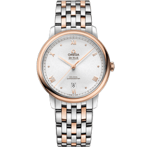 碟飞<span class="nowrap">系列</span> 39.5毫米, 精钢-红金表壳 搭配 精钢-红金表链 - 42420402002007