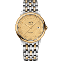 碟飞<span class="nowrap">系列</span> 39.5毫米, 精钢-黄色18 k金表壳 搭配 精钢-黄色18 k金表链 - 42420402008001