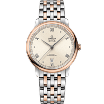 碟飞<span class="nowrap">系列</span> 39.5毫米, 精钢-红金表壳 搭配 精钢-红金表链 - 42420402009001