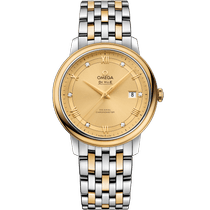 碟飞<span class="nowrap">系列</span> 39.5毫米, 精钢-黄色18 k金表壳 搭配 精钢-黄色18 k金表链 - 42420402058001