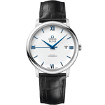 碟飞<span class="nowrap">系列</span> 39.5毫米, 白色k金表壳 搭配 皮表带 - 42453402004001