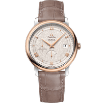 碟飞<span class="nowrap">系列</span> 39.5毫米, 精钢-红金表壳 搭配 皮表带 - 42423402102001