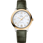 碟飞<span class="nowrap">系列</span> 34毫米, 精钢-黄色18 k金表壳 搭配 皮表带 - 43423342055002