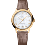 碟飞<span class="nowrap">系列</span> 34毫米, 黄色18 k金表壳 搭配 皮表带 - 43453342055002