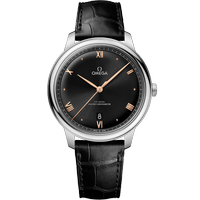 碟飞系列 典雅<span class="nowrap">腕表</span> 40毫米, 精钢表壳 搭配 皮表带 - 43413402001001