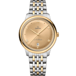 碟飞<span class="nowrap">系列</span> 40毫米, 精钢-黄色18 k金表壳 搭配 黄色18 k金表链 - 43420402008001