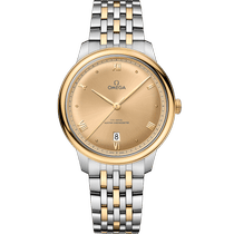 碟飞<span class="nowrap">系列</span> 40毫米, 精钢-黄色18 k金表壳 搭配 黄色18 k金表链 - 43420402008001