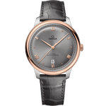 碟飞<span class="nowrap">系列</span> 40毫米, 精钢-Sedna™ 18k金表壳 搭配 皮表带 - 43423402006001