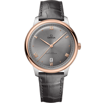 碟飞<span class="nowrap">系列</span> 40毫米, 精钢-Sedna™ 18k金表壳 搭配 皮表带 - 43423402006001