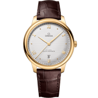 碟飞系列 典雅<span class="nowrap">腕表</span> 40毫米, 黄色18 k金表壳 搭配 皮表带 - 43453402002002