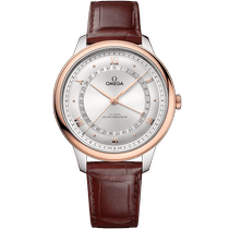 碟飞系列 典雅<span class="nowrap">腕表</span> 42毫米, 精钢-Sedna&trade; 18k金表壳 搭配 鳄鱼皮 - 43423422202001