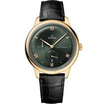 碟飞<span class="nowrap">系列</span> 41毫米, 黄色18 k金表壳 搭配 皮表带 - 43453412110001