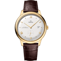 碟飞<span class="nowrap">系列</span> 41毫米, 黄色18 k金表壳 搭配 皮表带 - 43453412002001