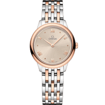 碟飞<span class="nowrap">系列</span> 27.5毫米, 精钢-Sedna™ 18k金表壳 搭配 精钢-Sedna™ 18k金表链 - 43420286009001