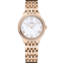 碟飞系列 典雅<span class="nowrap">腕表</span> 27.5毫米, Sedna&trade; 18k金表壳 搭配 Sedna&trade; 18k金表链 - 43455286055001