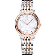 碟飞<span class="nowrap">系列</span> 30毫米, 精钢-Sedna™ 18k金表壳 搭配 精钢-Sedna™ 18k金表链 - 43420306005001