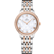 碟飞<span class="nowrap">系列</span> 30毫米, 精钢-Sedna™ 18k金表壳 搭配 精钢-Sedna™ 18k金表链 - 43425306055001