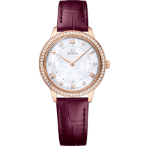 碟飞<span class="nowrap">系列</span> 30毫米, Sedna™ 18k金表壳 搭配 皮表带 - 43458306055001