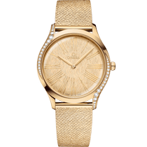 碟飞系列 名典<span class="nowrap">腕表</span> 36毫米, Moonshine 18k金表壳 搭配 Moonshine 18k金表链 - 42855366099001