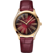 碟飞系列 名典<span class="nowrap">腕表</span> 36毫米, Moonshine 18k金表壳 搭配 皮表带 - 42858366011001