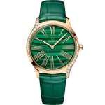 碟飞<span class="nowrap">系列</span> 36毫米, Moonshine 18k金表壳 搭配 皮表带 - 42858366099001