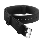 NATO<span class="nowrap">表带</span> - 涂层尼龙织物, 黑色 - 031ZSZ002056w