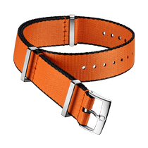 NATO<span class="nowrap">表带</span> - 尼龙, 黑色和橙色 - 031CWZ010648w