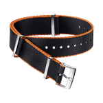 NATO<span class="nowrap">表带</span> - 尼龙, 黑色和橙色饰边 - 031ZSZ002046w