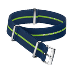 NATO<span class="nowrap">表带</span> - 尼龙, 蓝色和绿色 - 031CWZ014693w