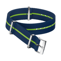 NATO<span class="nowrap">表带</span> - 尼龙, 蓝色和绿色 - 031CWZ014693w