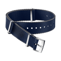 NATO<span class="nowrap">表带</span> - 尼龙, 蓝色和灰色 - 031CWZ007885w