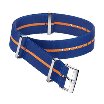 NATO<span class="nowrap">表带</span> - 尼龙, 蓝色和橙色 - 031CWZ014697w