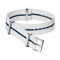 NATO<span class="nowrap">表带</span> - 尼龙, 蓝色和白色 - 031CWZ014685w