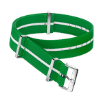 NATO<span class="nowrap">表带</span> - 尼龙, 绿色和白色 - 031CWZ014689w