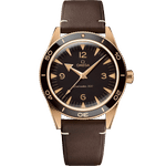 海马<span class="nowrap">系列</span> 41毫米, 青铜金 搭配 皮表带 - 23492412110001