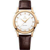 海马系列37毫米<span class="nowrap">腕表</span> 37毫米, Moonshine 18k金表壳 搭配 鳄鱼皮 - 52253372004001