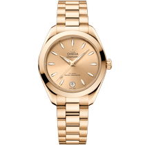 海马<span class="nowrap">系列</span> 30毫米, Moonshine 18K金表壳 搭配 Moonshine 18K金表链 - 22050302008001