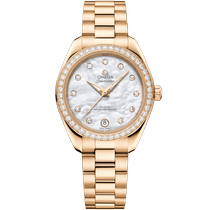 海马<span class="nowrap">系列</span> 30毫米, Moonshine 18K金表壳 搭配 Moonshine 18K金表链 - 22055302055001