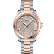 海马<span class="nowrap">系列</span> 34毫米, 精钢-Sedna™ 18k金表壳 搭配 精钢-Sedna™ 18k金表链 - 22020342006001