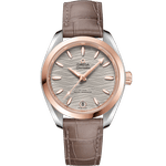 海马<span class="nowrap">系列</span> 34毫米, 精钢-Sedna™ 18k金表壳 搭配 皮表带 - 22023342006001