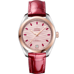 海马<span class="nowrap">系列</span> 34毫米, 精钢-Sedna™ 18k金表壳 搭配 皮表带 - 22023342060001