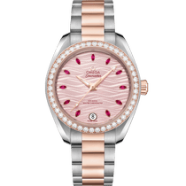 海马<span class="nowrap">系列</span> 34毫米, 精钢-Sedna™ 18k金表壳 搭配 精钢-Sedna™ 18k金表链 - 22025342060001